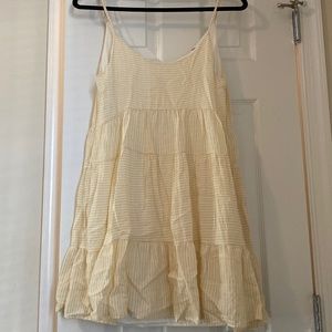 Altard state tired yellow stripe sundress